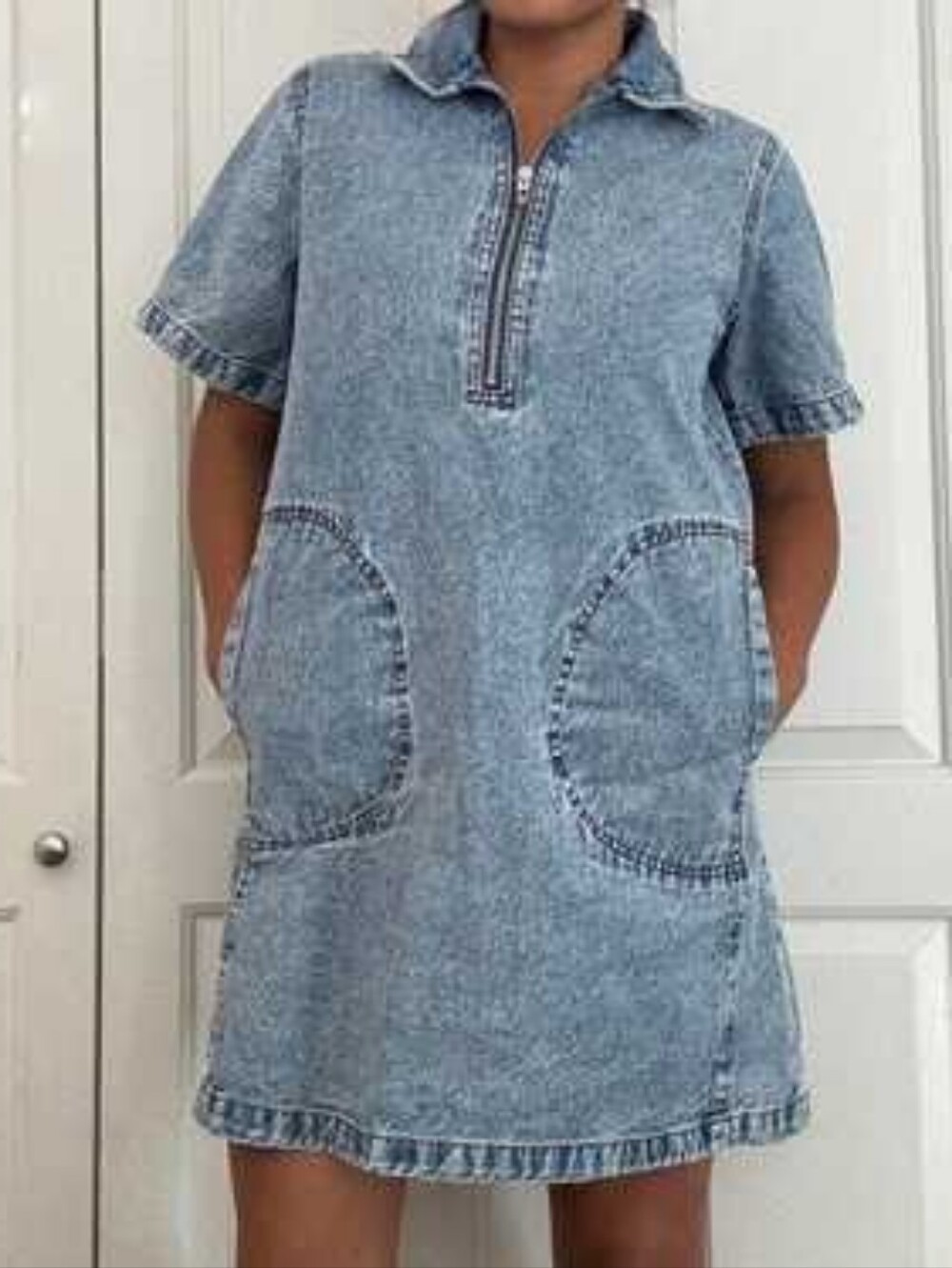 BlankNYC Denim Mini Dress Size Small